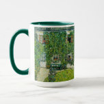 Gustav Klimt - The House of Guardaboschi Mug<br><div class="desc">The House of Guardaboschi / House in Weissenbach of Attersee Lake - Gustav Klimt,  Oil on Canvas,  1912</div>