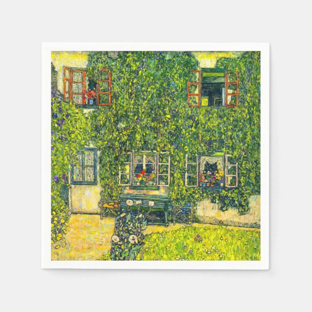 Gustav Klimt The House of Guardaboschi Napkins (Front)