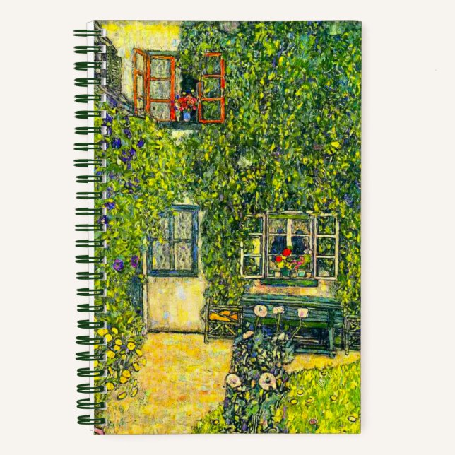 Gustav Klimt The House of Guardaboschi Notebook (Front)