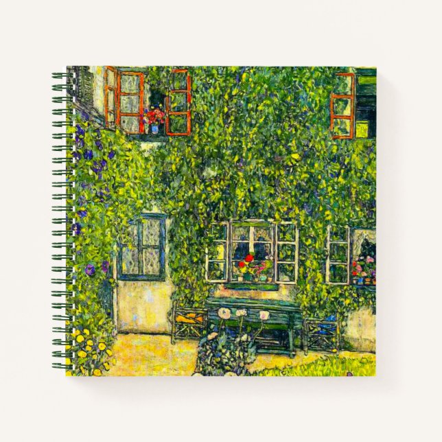 Gustav Klimt The House of Guardaboschi Notebook (Front)