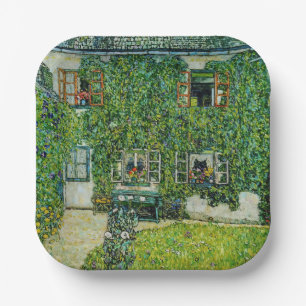 Gustav Klimt - The House of Guardaboschi Paper Plates