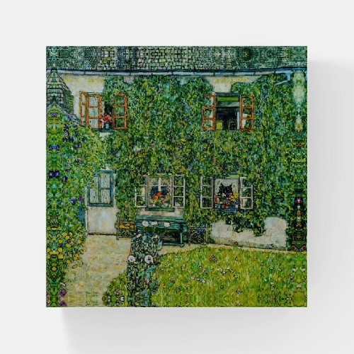 Gustav Klimt _ The House of Guardaboschi Paperweight