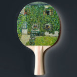 Gustav Klimt - The House of Guardaboschi Ping Pong Paddle<br><div class="desc">The House of Guardaboschi / House in Weissenbach of Attersee Lake - Gustav Klimt,  Oil on Canvas,  1912</div>