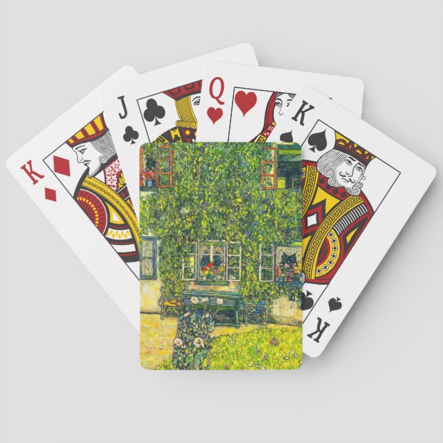 Gustav Klimt The House of Guardaboschi Poker Cards (Back)