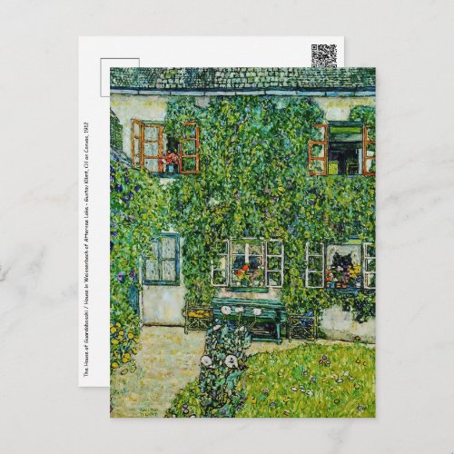 Gustav Klimt _ The House of Guardaboschi Postcard