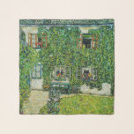 Gustav Klimt - The House of Guardaboschi Scarf<br><div class="desc">The House of Guardaboschi / House in Weissenbach of Attersee Lake - Gustav Klimt,  Oil on Canvas,  1912</div>