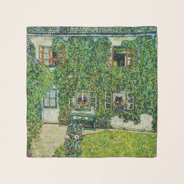 Gustav Klimt - The House of Guardaboschi Scarf (Front)