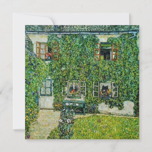 Gustav Klimt _ The House of Guardaboschi Thank You Card