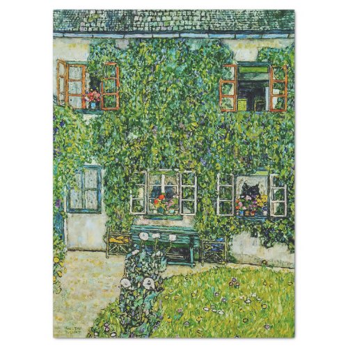 Gustav Klimt _ The House of Guardaboschi Tissue Paper