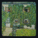 Gustav Klimt - The House of Guardaboschi Trivet<br><div class="desc">The House of Guardaboschi / House in Weissenbach of Attersee Lake - Gustav Klimt,  Oil on Canvas,  1912</div>