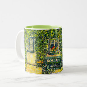 Gustav Klimt The House of Guardaboschi Two-Tone Coffee Mug