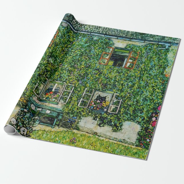 Gustav Klimt - The House of Guardaboschi Wrapping Paper (Unrolled)
