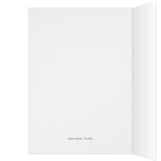 Gustav Klimt - The Kiss (Inside (Left))