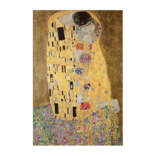 Gustav Klimt   The Kiss, 1907-08 Acrylic Print