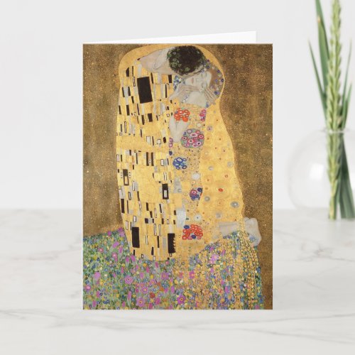 Gustav Klimt  The Kiss 1907_08 Card