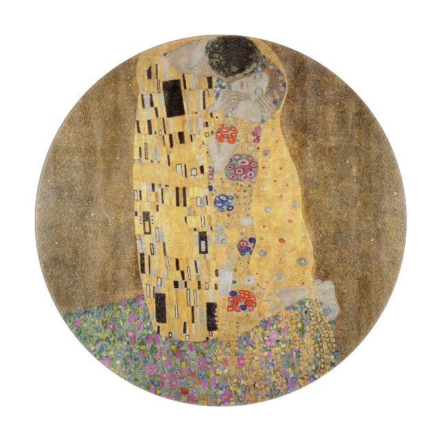 Gustav Klimt | The Kiss, 1907-08 Cutting Board (Front)