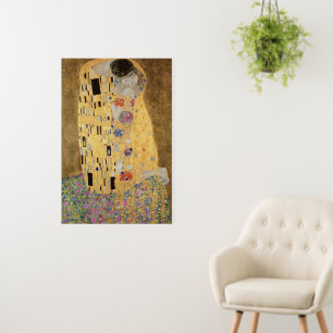 Gustav Klimt   The Kiss, 1907-08 Foam Board