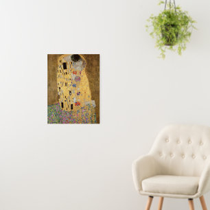 Gustav Klimt   The Kiss, 1907-08 Foam Board