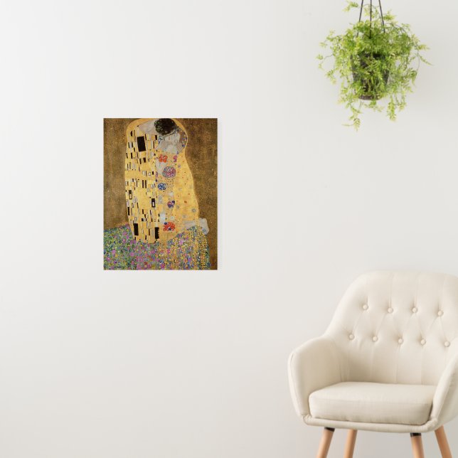 Gustav Klimt | The Kiss, 1907-08 Foam Board (In Situ (Wall))
