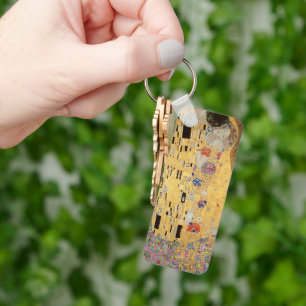 Gustav Klimt The Kiss, 1907-08 Keychain