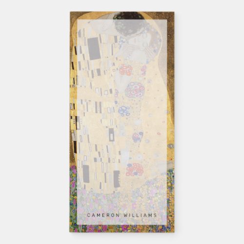 Gustav Klimt  The Kiss 1907_08 Magnetic Notepad
