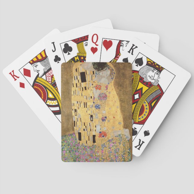 Gustav Klimt | The Kiss, 1907-08 Poker Cards (Back)