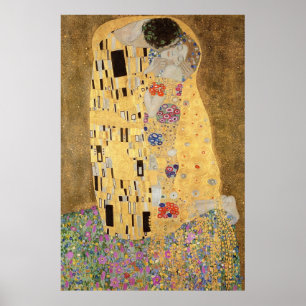 Gustav Klimt The Kiss, 1907-08 Poster