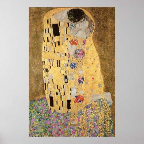 Gustav Klimt  The Kiss 1907_08 Poster