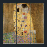 Gustav Klimt | The Kiss, 1907-08 Triptych<br><div class="desc">The Kiss,  1907-08 | by Gustav Klimt | Art Location: Osterreichische Galerie Belvedere,  Vienna,  Austria | Austrian Artist | Image Collection Number: XAM601</div>