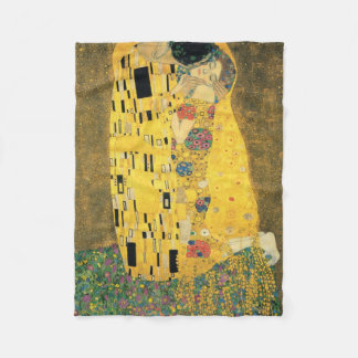GUSTAV KLIMT - The kiss 1907 Fleece Blanket