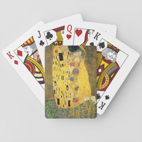 GUSTAV KLIMT _ The kiss 1907 Poker Cards