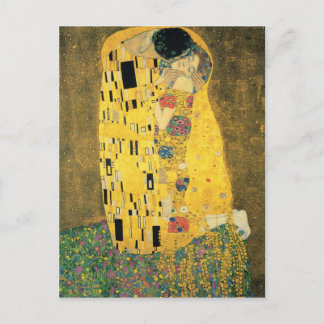 GUSTAV KLIMT - The kiss 1907 Postcard