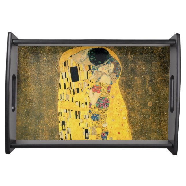 GUSTAV KLIMT - The kiss 1907 Serving Tray (Front)