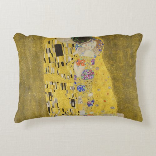 Gustav Klimt _ The Kiss Accent Pillow