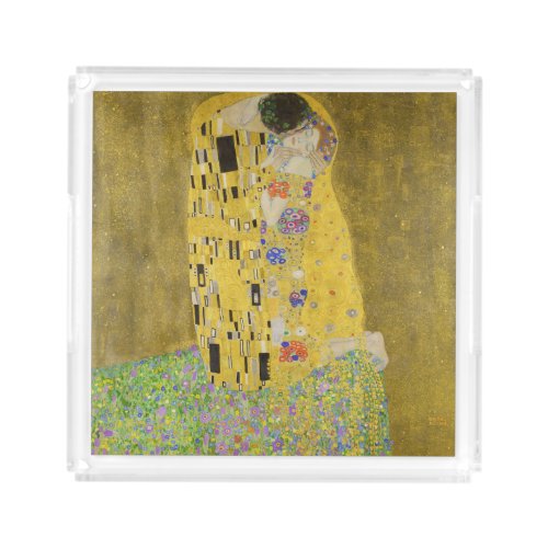 Gustav Klimt _ The Kiss Acrylic Tray