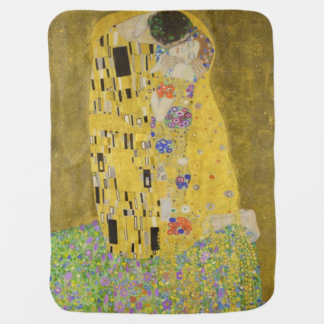 Gustav Klimt - The Kiss Baby Blanket (Front)