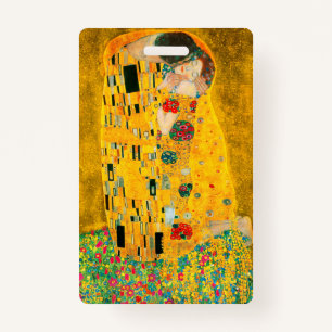 Gustav Klimt The Kiss Badge