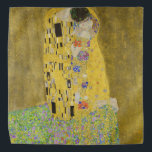 Gustav Klimt - The Kiss Bandana<br><div class="desc">The Kiss / Der Kuss - Gustav Klimt in 1907-1908</div>