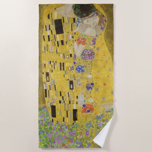 Gustav Klimt _ The Kiss Beach Towel