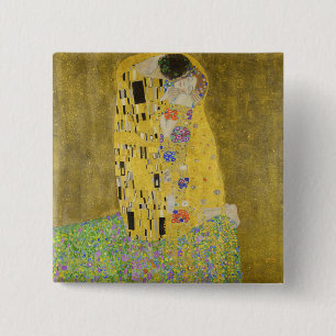 Gustav Klimt - The Kiss Button