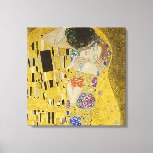 Gustav Klimt _ The Kiss Canvas Print