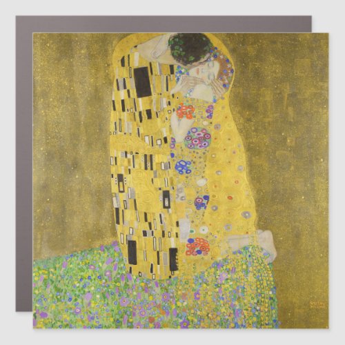Gustav Klimt _ The Kiss Car Magnet