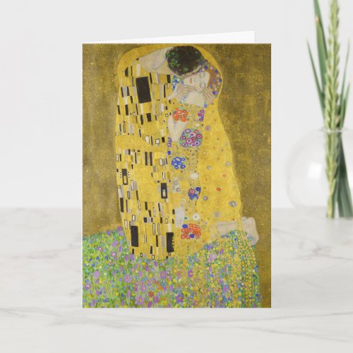 Gustav Klimt _ The Kiss Card