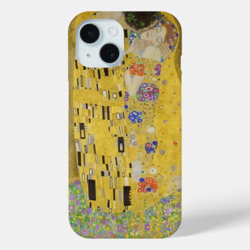 Gustav Klimt _ The Kiss iPhone 15 Case