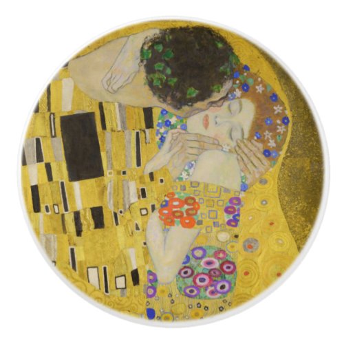 Gustav Klimt _ The Kiss Ceramic Knob