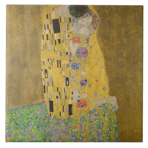Gustav Klimt The Kiss Ceramic Tile