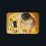 Gustav Klimt The Kiss Classic Painting Bath Mat<br><div class="desc">Gustav Klimt The Kiss Gustav Klimt used real gold in his beautiful work of art nouveau women and decorative art. This Klimt painting was called "The Kiss" and is the most well-known art nouveau work he ever painted. The Gustav Klimt painting is of an art nouveau woman and man in...</div>