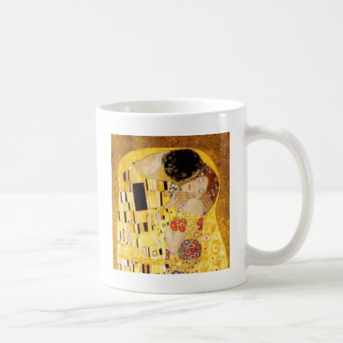 Gustav Klimt The Kiss Classic Painting Coffee Mug