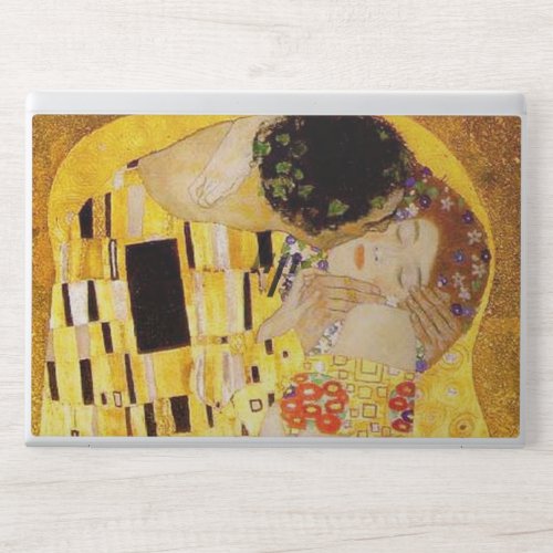 Gustav Klimt The Kiss Classic Painting HP Laptop Skin