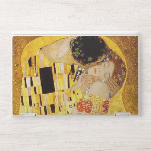 Gustav Klimt The Kiss Classic Painting HP Laptop Skin